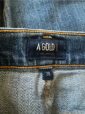 AGOLDE The Isabel Mid Rise Slim Fit Boyfriend Jeans Minimalist Casual Size 28 thumbnail 3