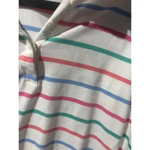 Vtg Winners Choice Womens Striped Polo Shirt Long Sleeve Casual‎ Pullover Top L thumbnail 3