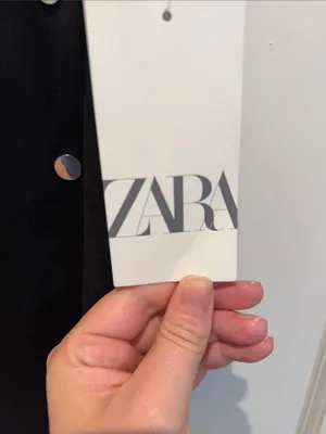 Zara Black Mini Wrap Skort thumbnail 3