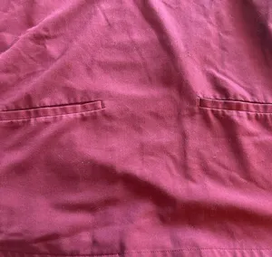 FIGS Technical Collection women’s scrub top, dark red, size Medium thumbnail 3