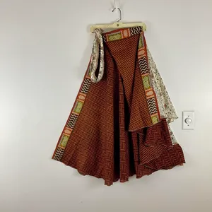 Reversible Maxi Wrap Skirt BINW202 Multiple thumbnail 2