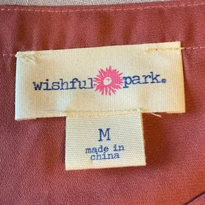 Wishful Park Rust V-Neck Blouse thumbnail 6