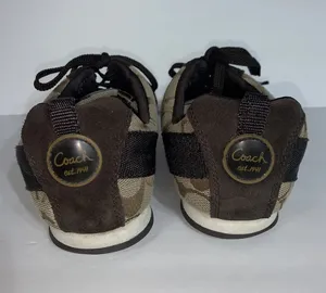 COACH Hadley Womens Logo Sneakers Brown Size 7 M thumbnail 5