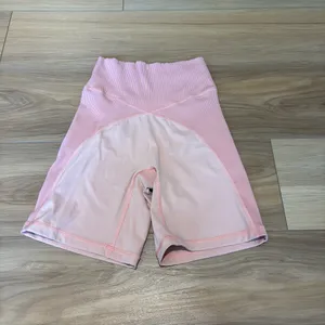 OFFLINE by Aerie Pink High Waisted Biker Shorts Medium thumbnail 2