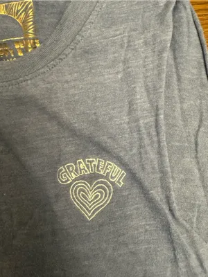Spiritual Gangster Light Blue Tank Top with Grateful Heart Logo thumbnail 2