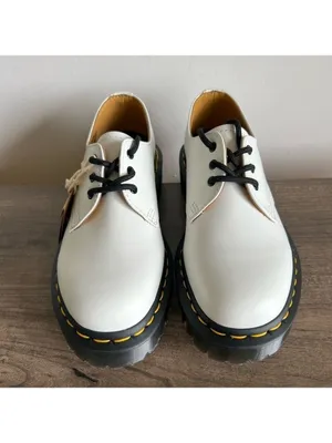 DR. MARTENS 1461 Bex Off White Unisex Oxford Shoe Size 6 or 5 #892 thumbnail 2