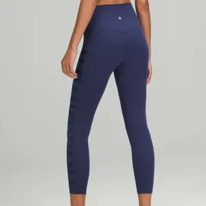 Lululemon Align Leggings 25" graphic pant womens Navy Blue (size 12) athleisure thumbnail 2