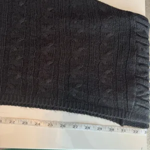 PrettyLittleThing Cable Knit Shrug Sweater Women’s S Black Extreme Crop Bolero thumbnail 7