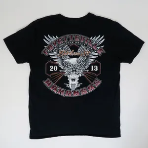 Gildan 2013 Fayetteville Motorcycle Rally Arkansas Graphic Tee Shirt thumbnail 3