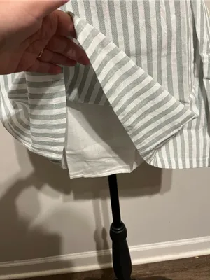 Lulus Seaside Skipper Blue Striped Off-the-Shoulder Mini Dress thumbnail 7