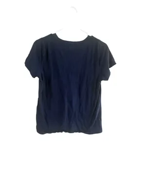 Women's J.Crew Navy Short Sleeve Pocket Tee Size M thumbnail 3