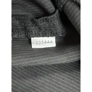 Ann Taylor LOFT Ann Pants Womens 10 Black Pinstripe Wide Leg Career Trouser thumbnail 6