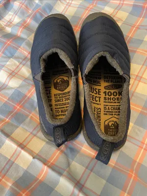 Keen Men's Navy Quilted Slip-On Loafers thumbnail 7