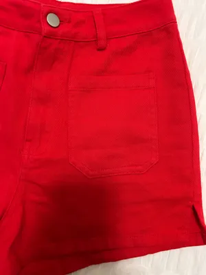 Vestique Red Shorts  thumbnail 3