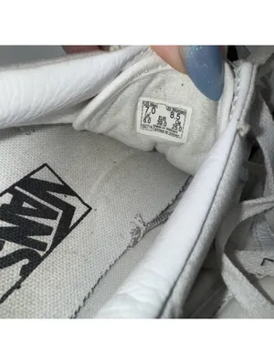 Vans CDG White Low Women's 8.5 Men's 7 Sneakers Shoes Commes De Garçon thumbnail 5