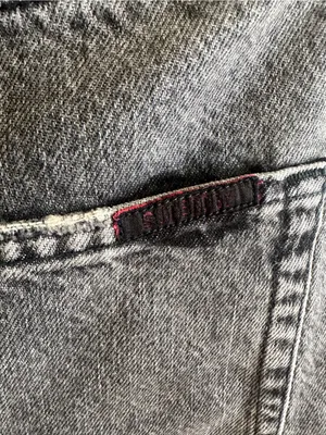 Superdry Mid Rise Wide Leg Jeans Black Wash 28/30 New thumbnail 6