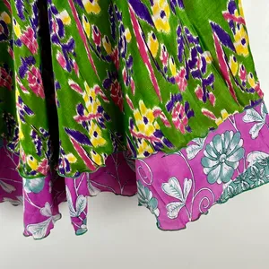 Reversible Maxi Wrap Skirt BINS615 Multiple thumbnail 3