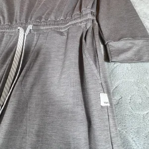 Vuori Lux Intentions Jumpsuit Smoke Heather Grey Womens Medium Travel Comfy thumbnail 9