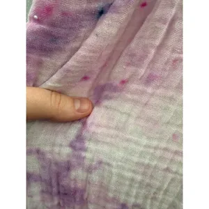 Free People Midi Dress Womens Small Purple Tie Dye Crochet Lace Open Back‎ Boho thumbnail 9