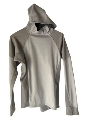 The‎ North Face Women’s Gray FlashDry Hoodie Size M Lightweight Fleece Pullover thumbnail 1