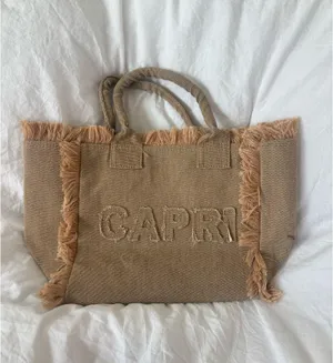 Beach Bag from Capri Italy Brown thumbnail 1