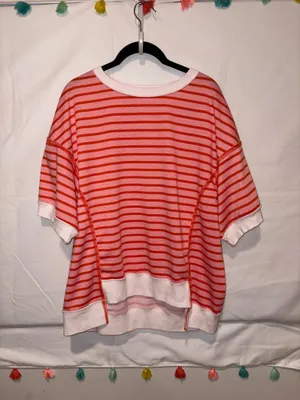 Amazon striped sleeveless sweater top thumbnail 3