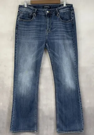 Vigoss Jagger Boot Cut Jeans Womens Size 33‎ Stretch Minimalist Indie Western thumbnail 1