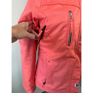 Ride‎ Snowboards Women Ski Snowboard Jacket Coral Plaid Lined Medium Waterproof thumbnail 3