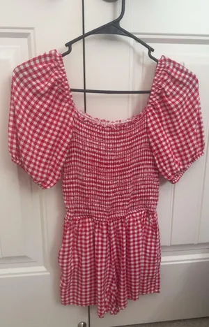 Boutique Romper Red thumbnail 1