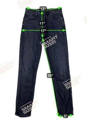 Agolde Nico High Rise Slim in Spirit Black Jeans High Rise 26” Inseam Size 26 thumbnail 1