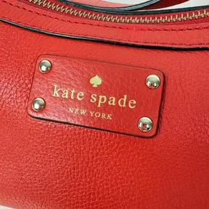 KATE SPADE Berkshire Road Gabriella Leather Crossbody/ Shoulder Bag Red - $298. thumbnail 6