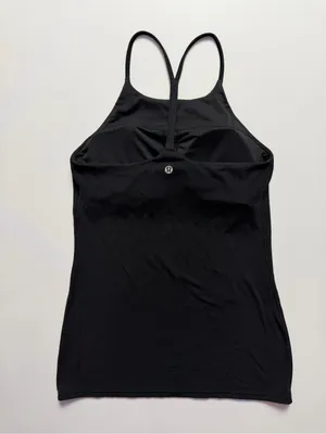 Lululemon Sun Setter Tank, Black, Size 6 thumbnail 2