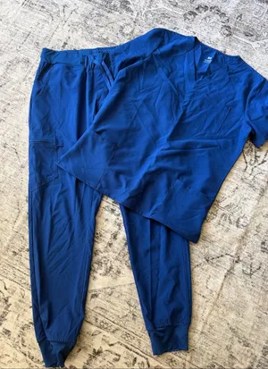 Cozy Fit Royal blue scrub set size medium thumbnail 1