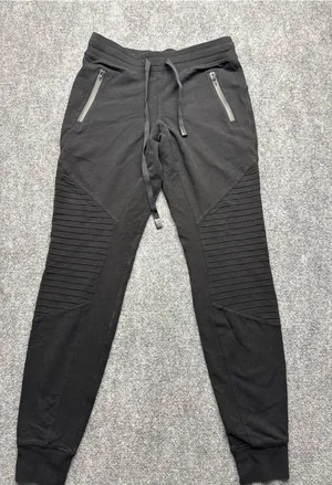 Alo Yoga Women’s XS Athletic Black Urban Moto Sweatpants thumbnail 1