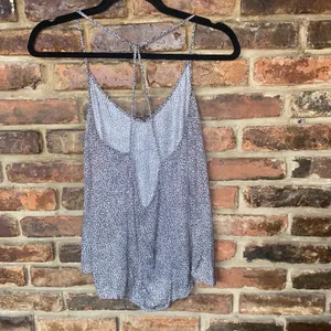 Oysho Brown Cream Leopard Animal Print Strappy Tank Top Women's Size Small thumbnail 4