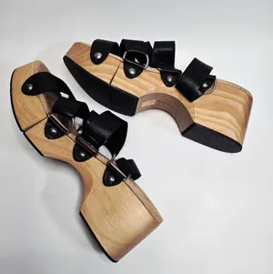 FREE PEOPLE Virgo Switchback Clog Slide Sandal - Black thumbnail 7