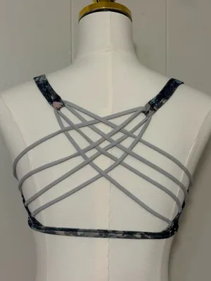 Lululemon Free To Be Bra Wild Dappled Daze Multi Pink Glow Size 6 thumbnail 3