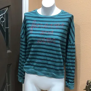 Sundry forever and ever striped sweatshirt thumbnail 3