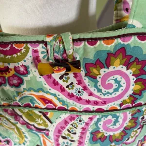Vera Bradley Tutti Frutti Pattern Paisley Tote thumbnail 6