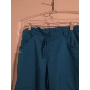 NRG by Barco Women's Scrub Uniform Pants Nurse Medical Size XS Turquoise Blue thumbnail 4