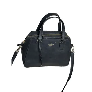 Kate Spade New York Black Saffiano Leather Satchel Crossbody Top Handle Bag thumbnail 5
