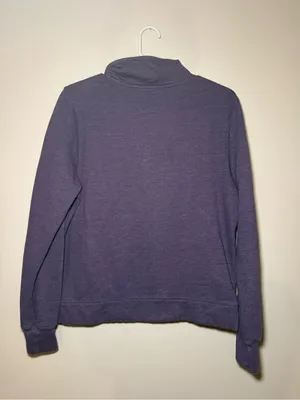 Emerson College Purple Quarter-Zip Pullover Women’s M thumbnail 5