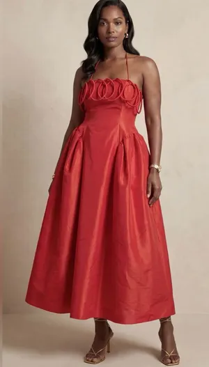 desiree iyama meraki midi dress red 4 thumbnail 1