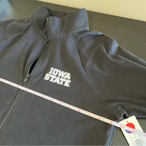 Boxercraft Women’s Black Iowa State Zip Up Sweatshirt Large NWT‎ thumbnail 10