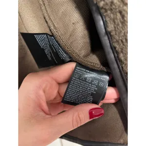 H&M Brown Faux Sherpa Snap Button Jacket S thumbnail 7
