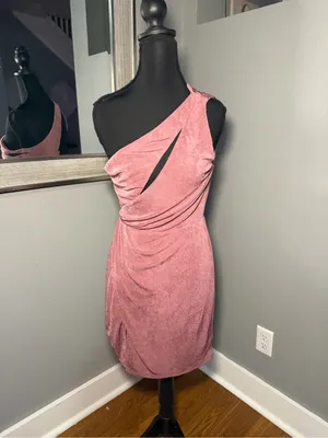 NWT White Fox Don’t Miss Out Berry Sparkle Barbie Mini Dress XL. thumbnail 3