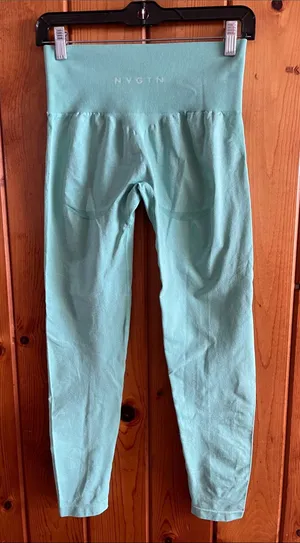 High-Waist Aqua/mint Leggings NVGTN workout leggings size medium high waist thumbnail 1