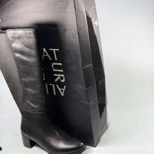 Naturalizer Size-7M‎ Women's Brent Wide Calf Knee High Boot Black $285 thumbnail 9