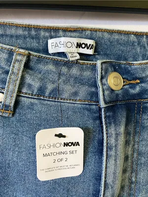Women Wide Leg Blue Jeans thumbnail 6