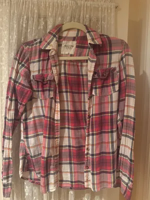 Abercrombie and fitch plaid button down shirt thumbnail 1